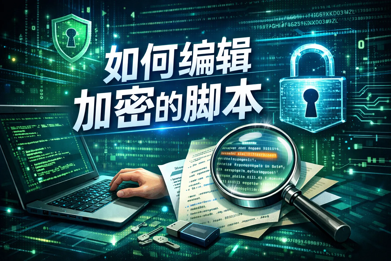 如何编辑加密的脚本