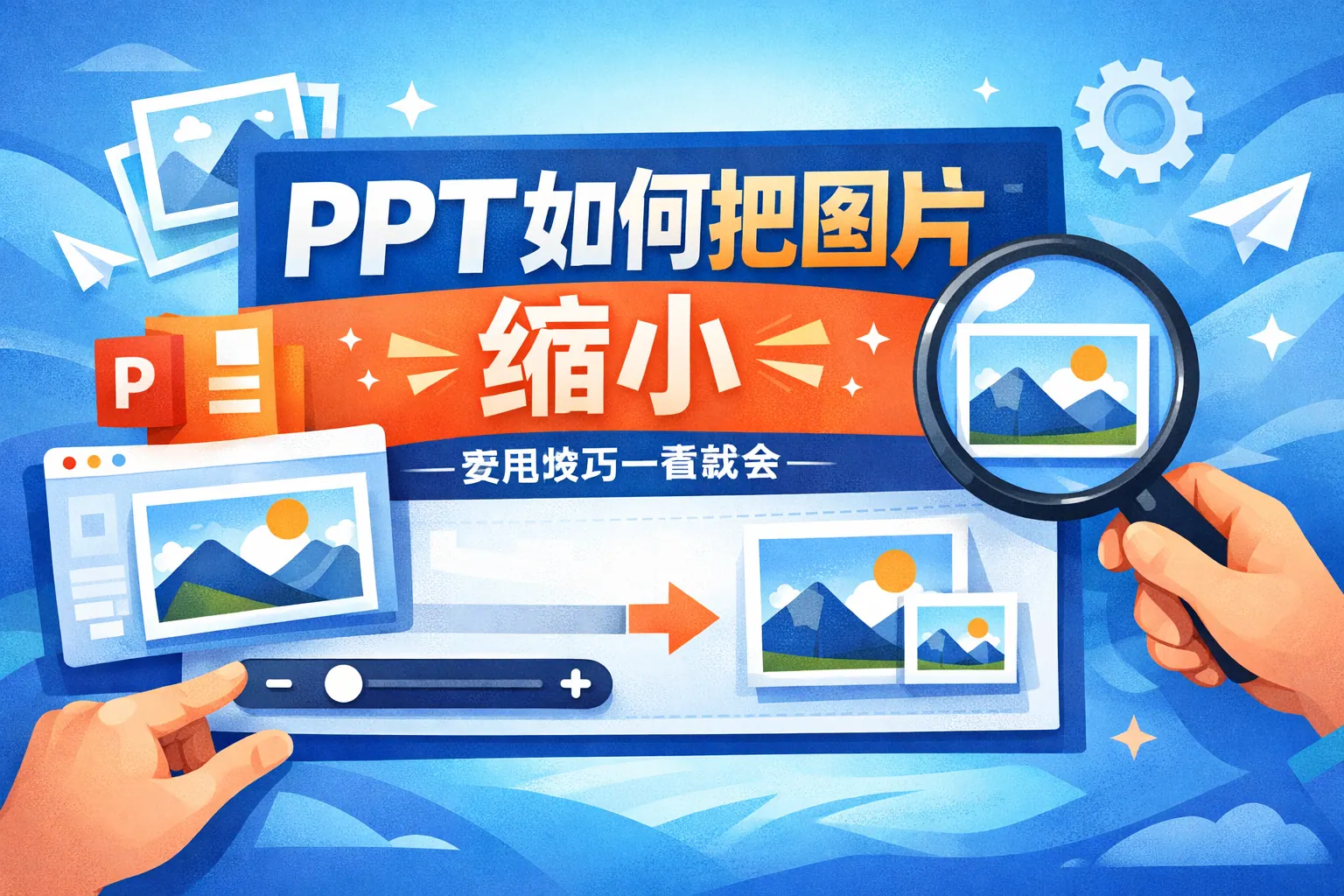 ppt如何把图片缩小