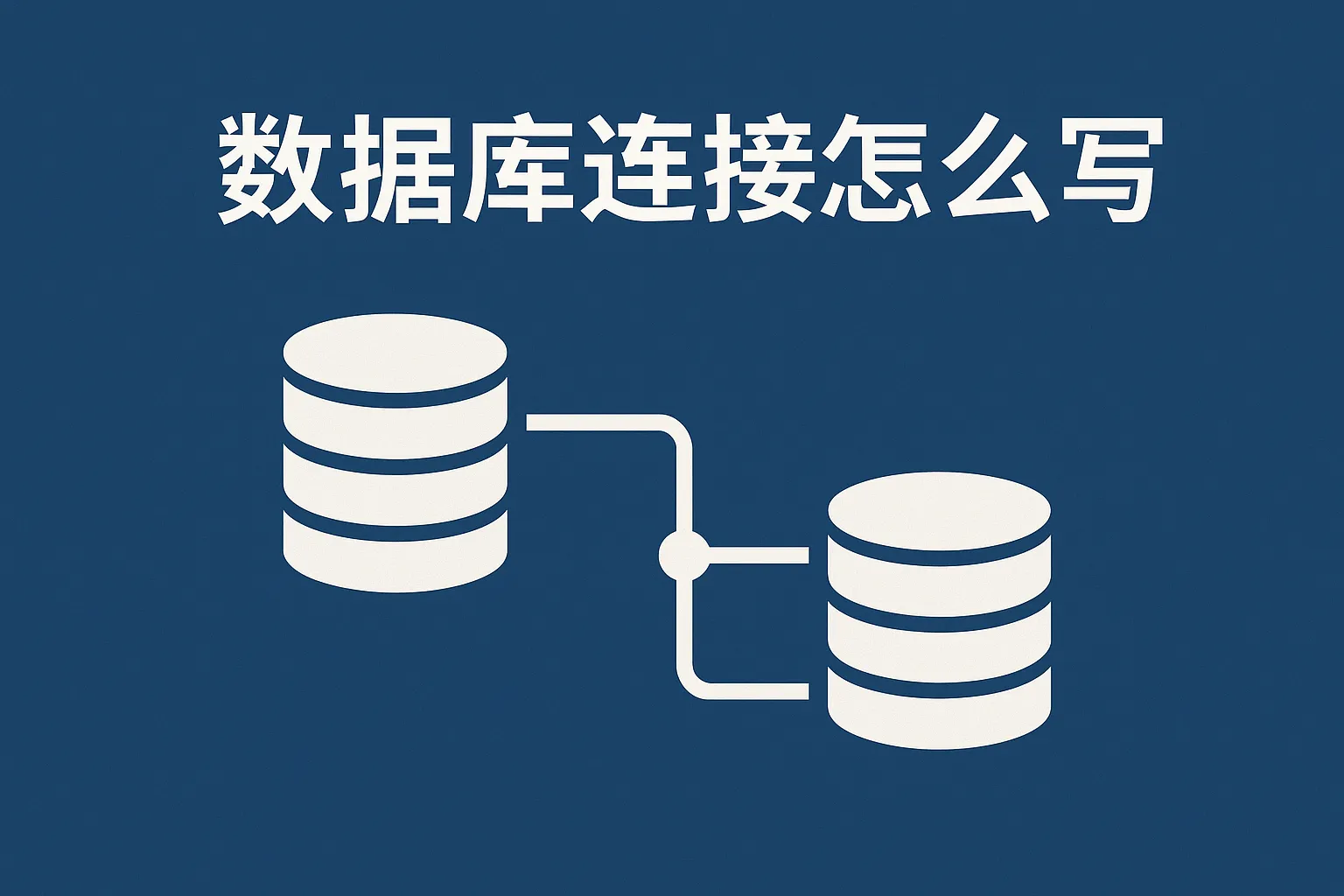 数据库连接怎么写