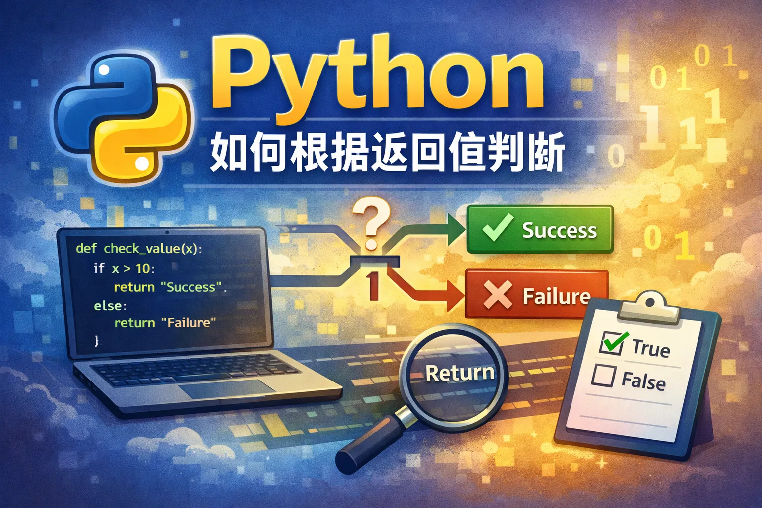 Python如何根据返回值判断
