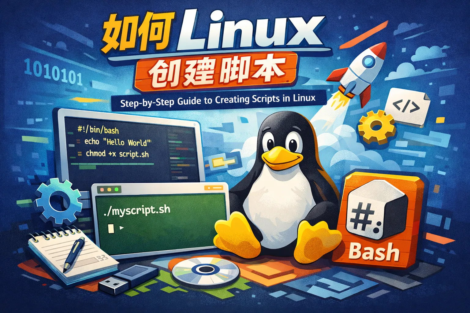 如何linux创建脚本