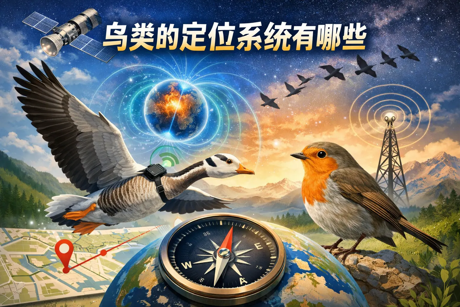 鸟类的定位系统有哪些