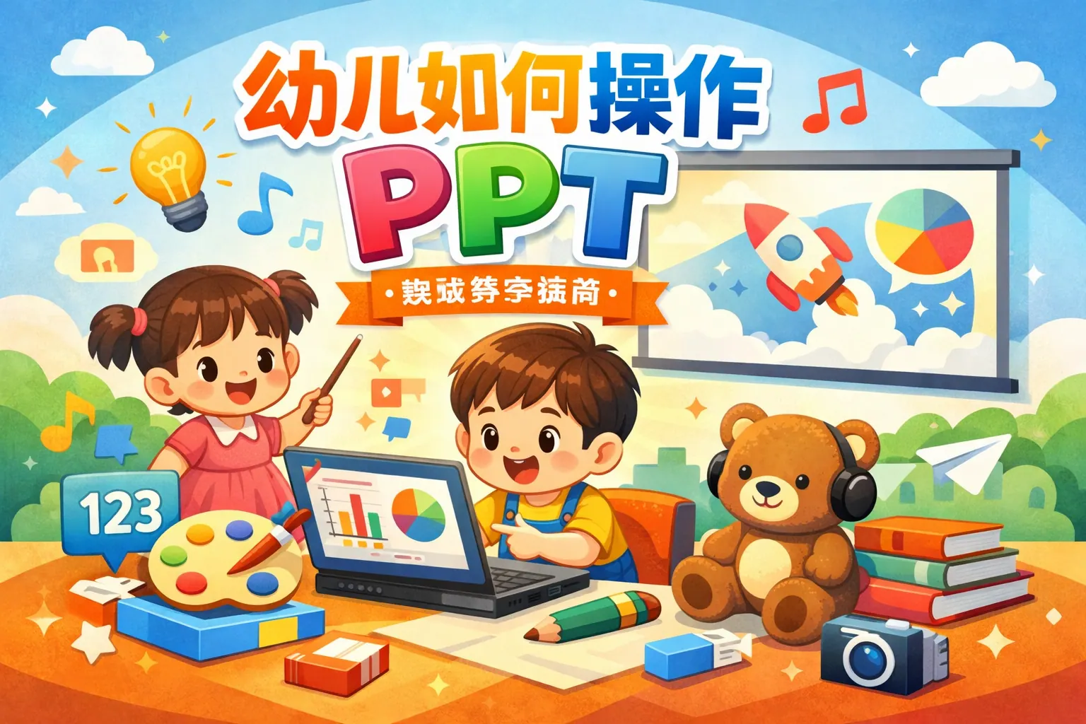 幼儿如何操作ppt