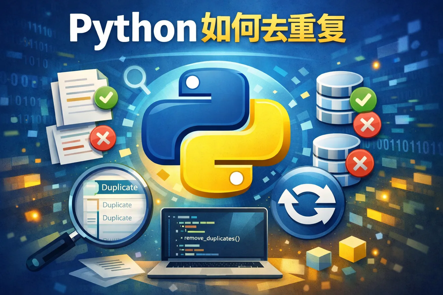 python如何去重复