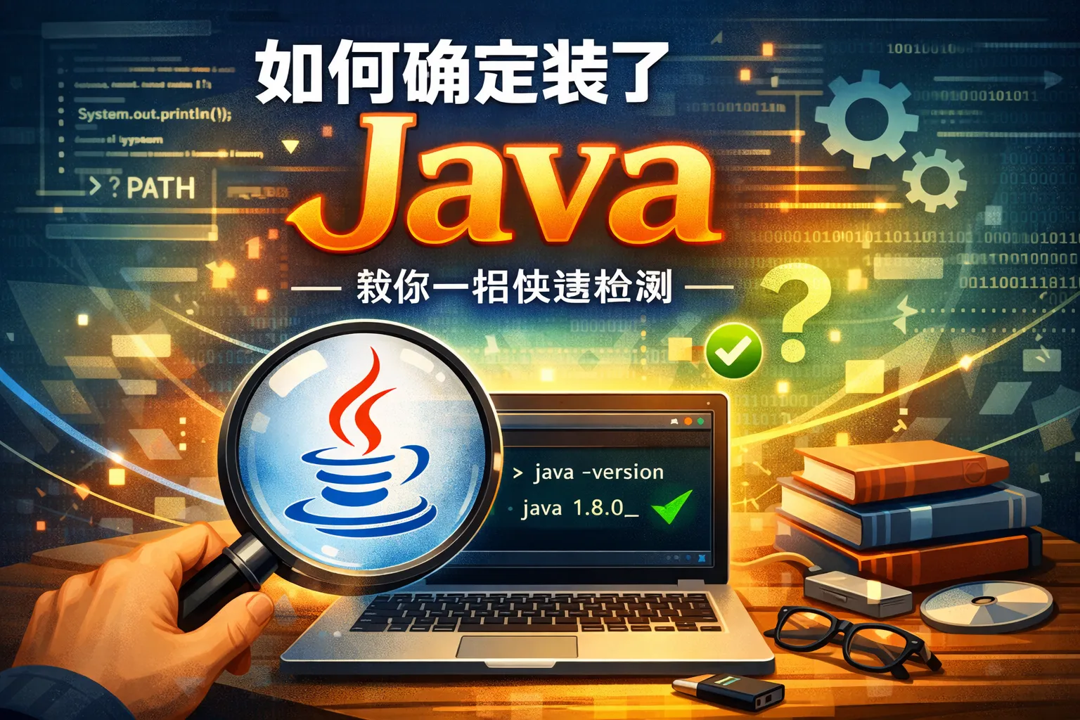 如何确定装了java