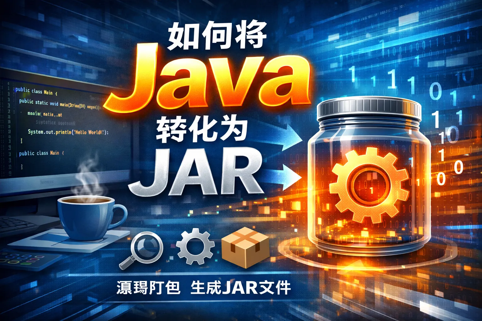 如何将java转化为jar
