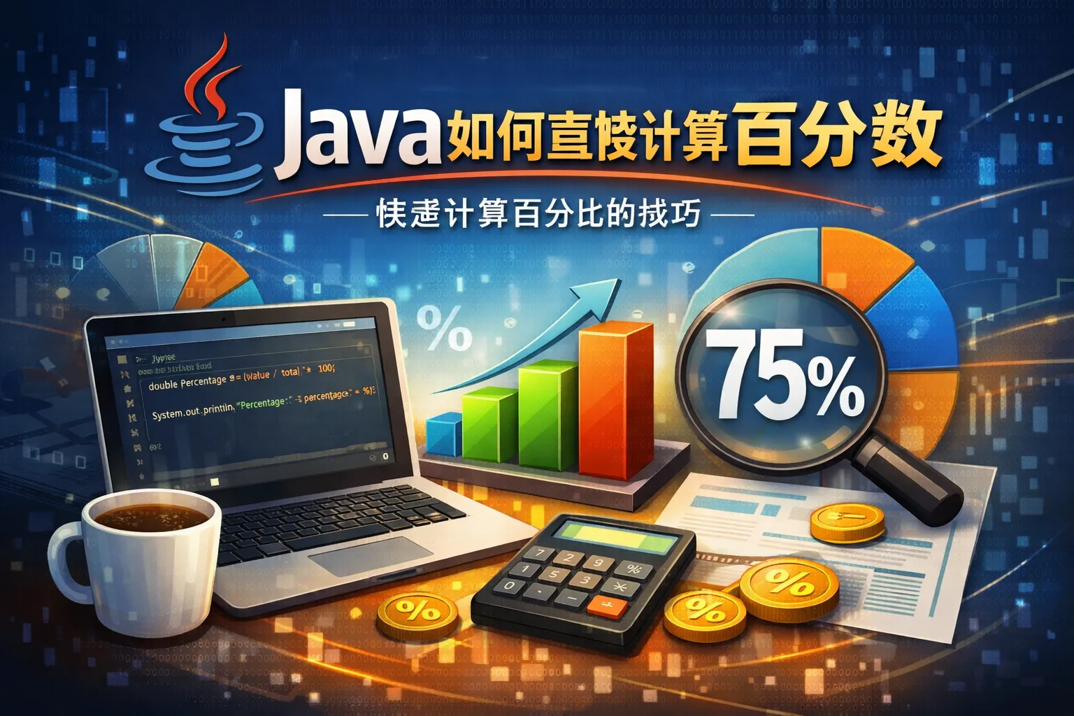 Java如何直接计算百分数