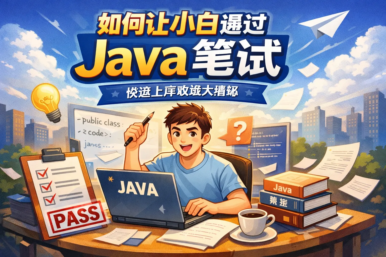 如何让小白通过java笔试