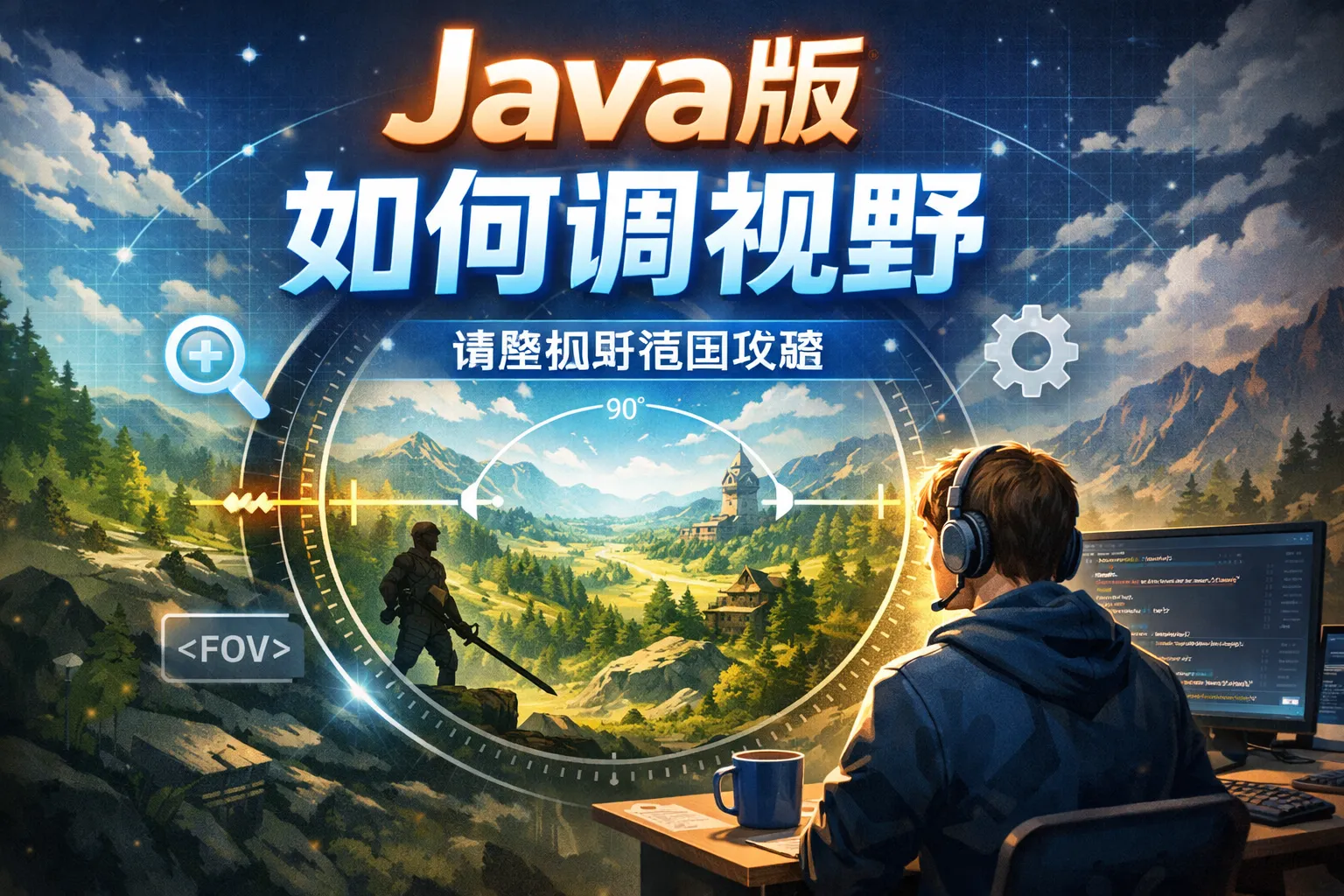 java版如何调视野