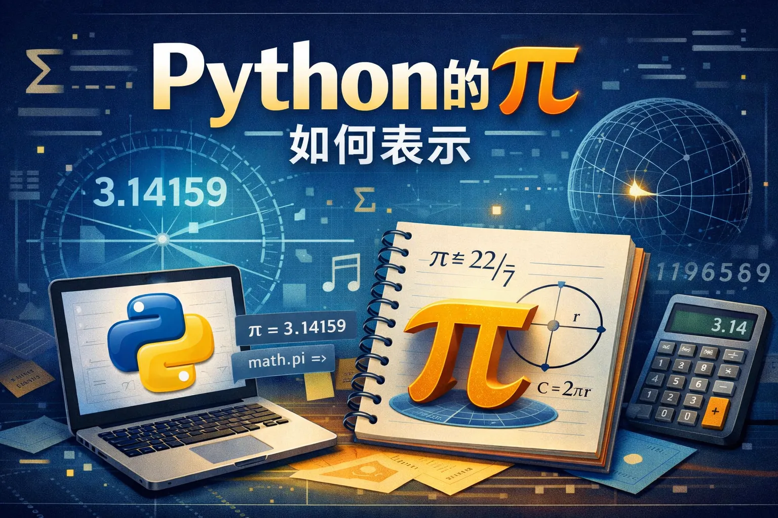 python的pi如何表示