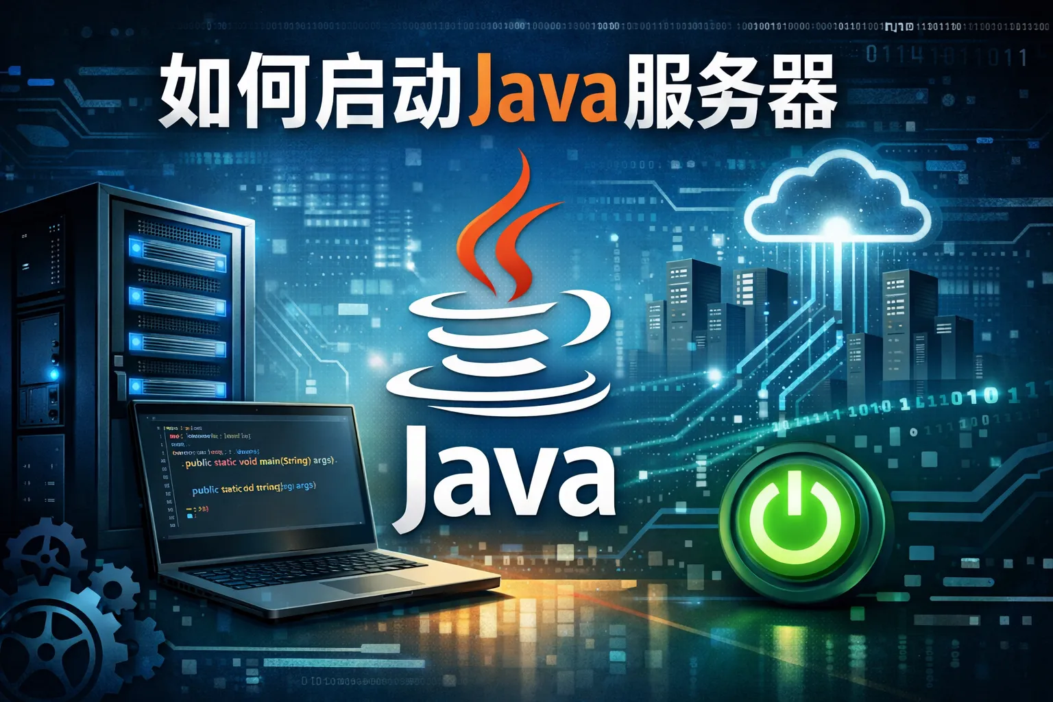 如何启动java服务器
