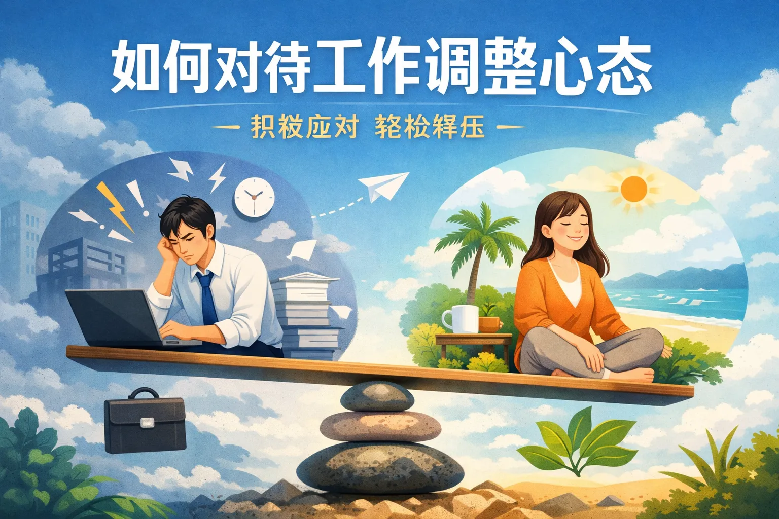 如何对待工作调整心态