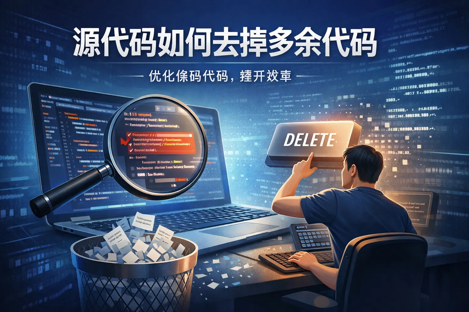 源代码如何去掉多余代码