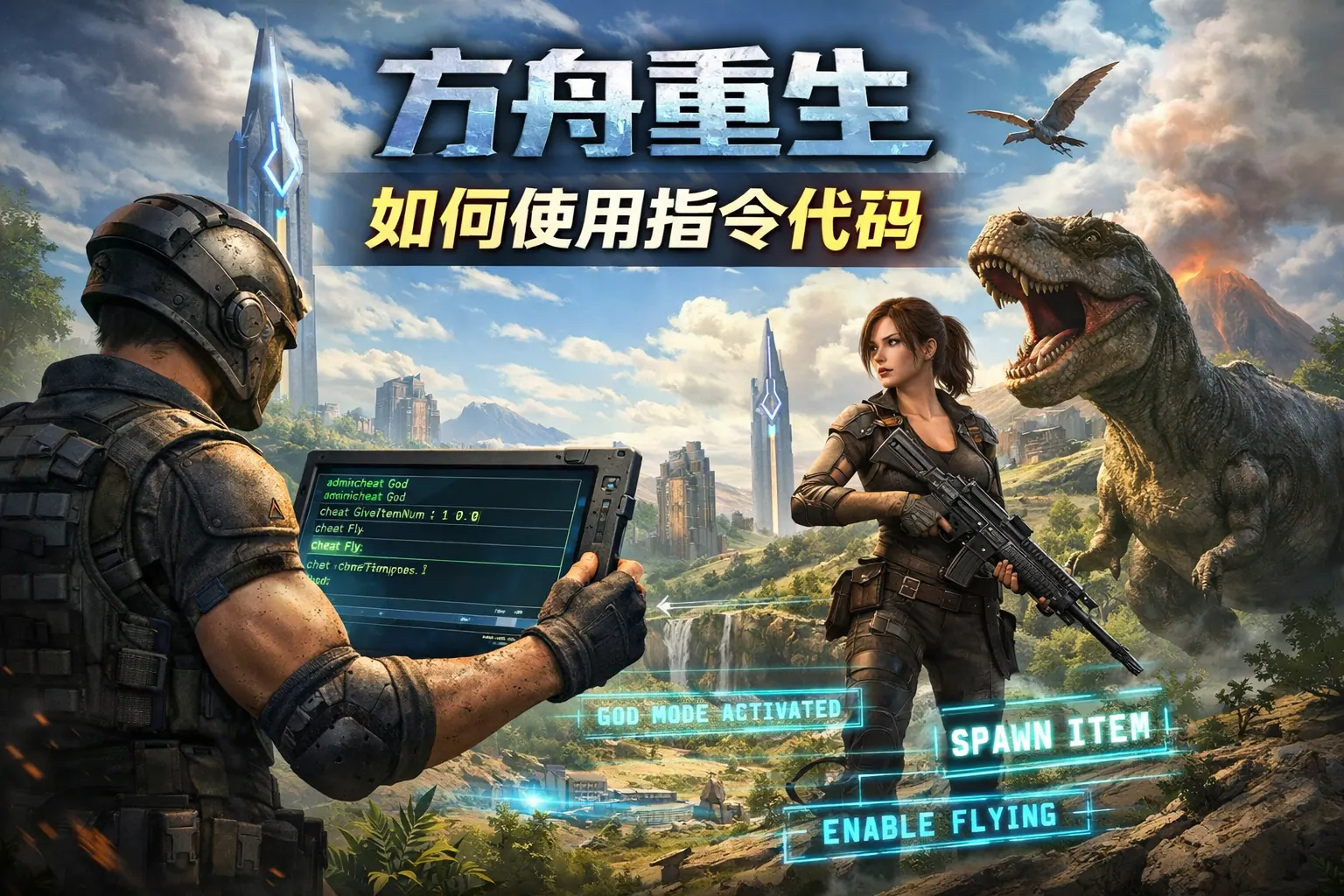 方舟重生如何使用指令代码