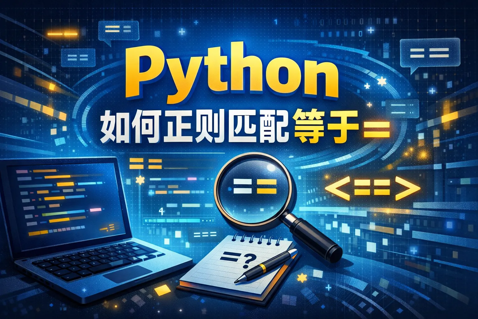 Python如何正则匹配等于