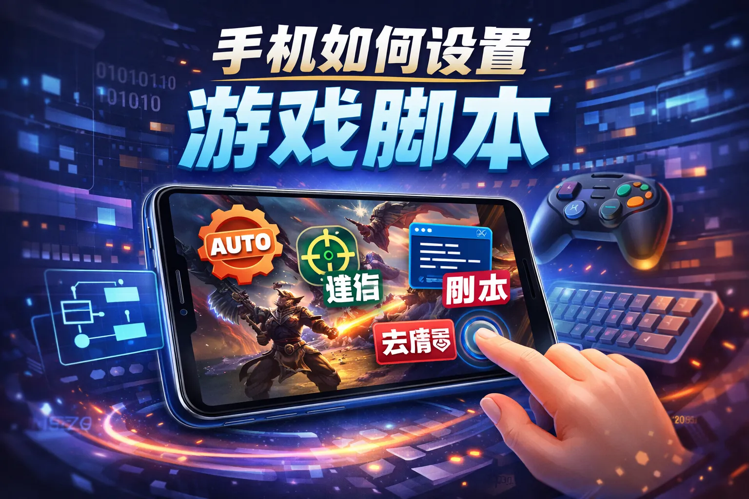手机如何设置游戏脚本