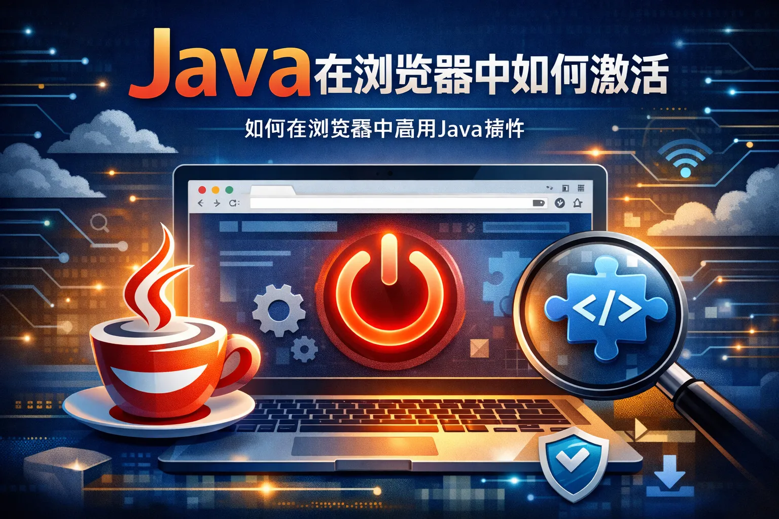java在浏览器中如何激活