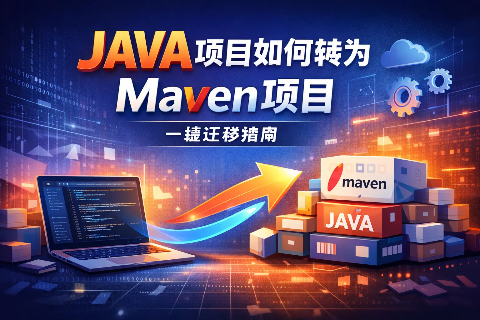 JAVA项目如何转为maven项目