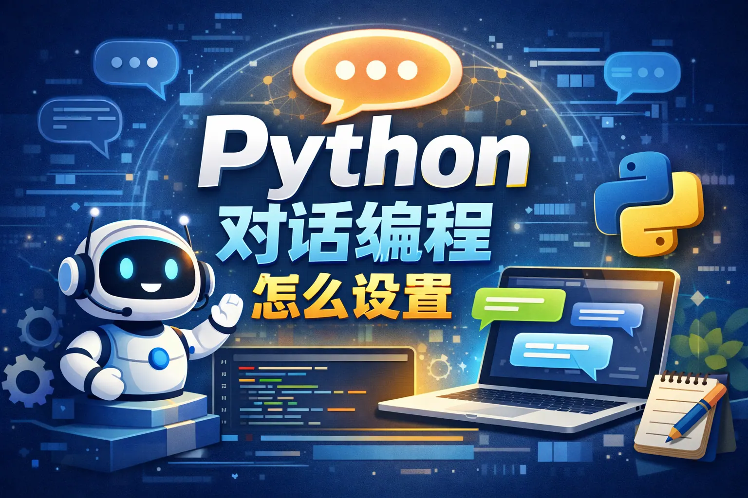 python对话编程怎么设置