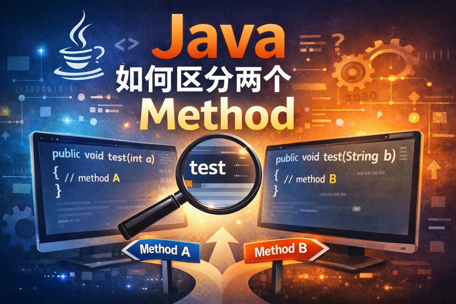 java如何区分两个method