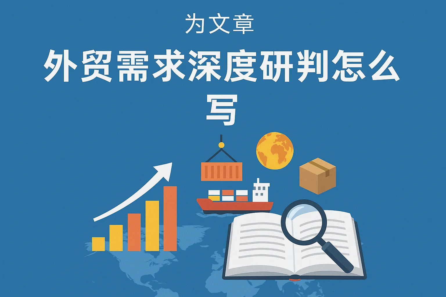 外贸需求深度研判怎么写