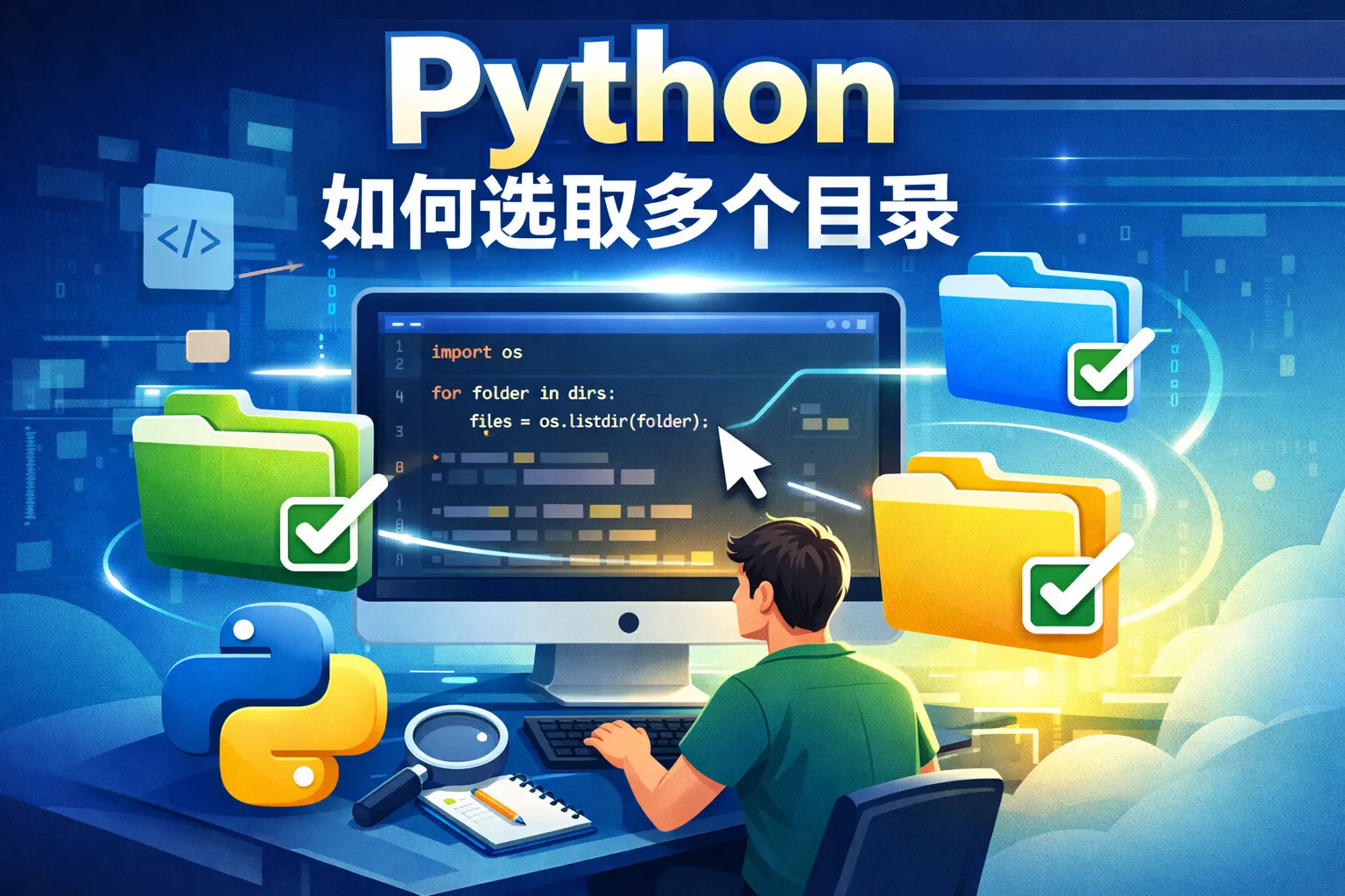 python如何选取多个目录