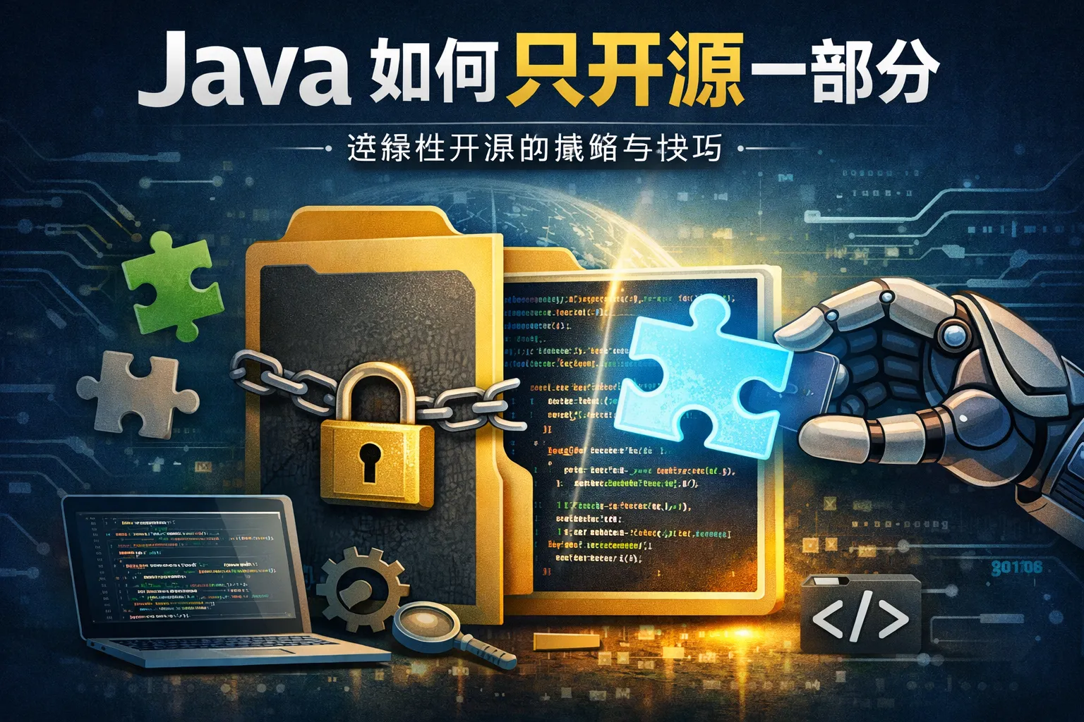 java 如何只开源一部分