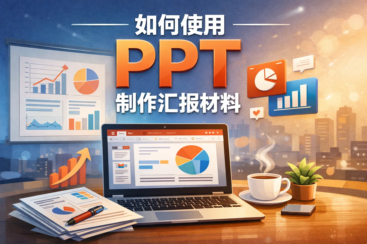 如何使用ppt制作汇报材料