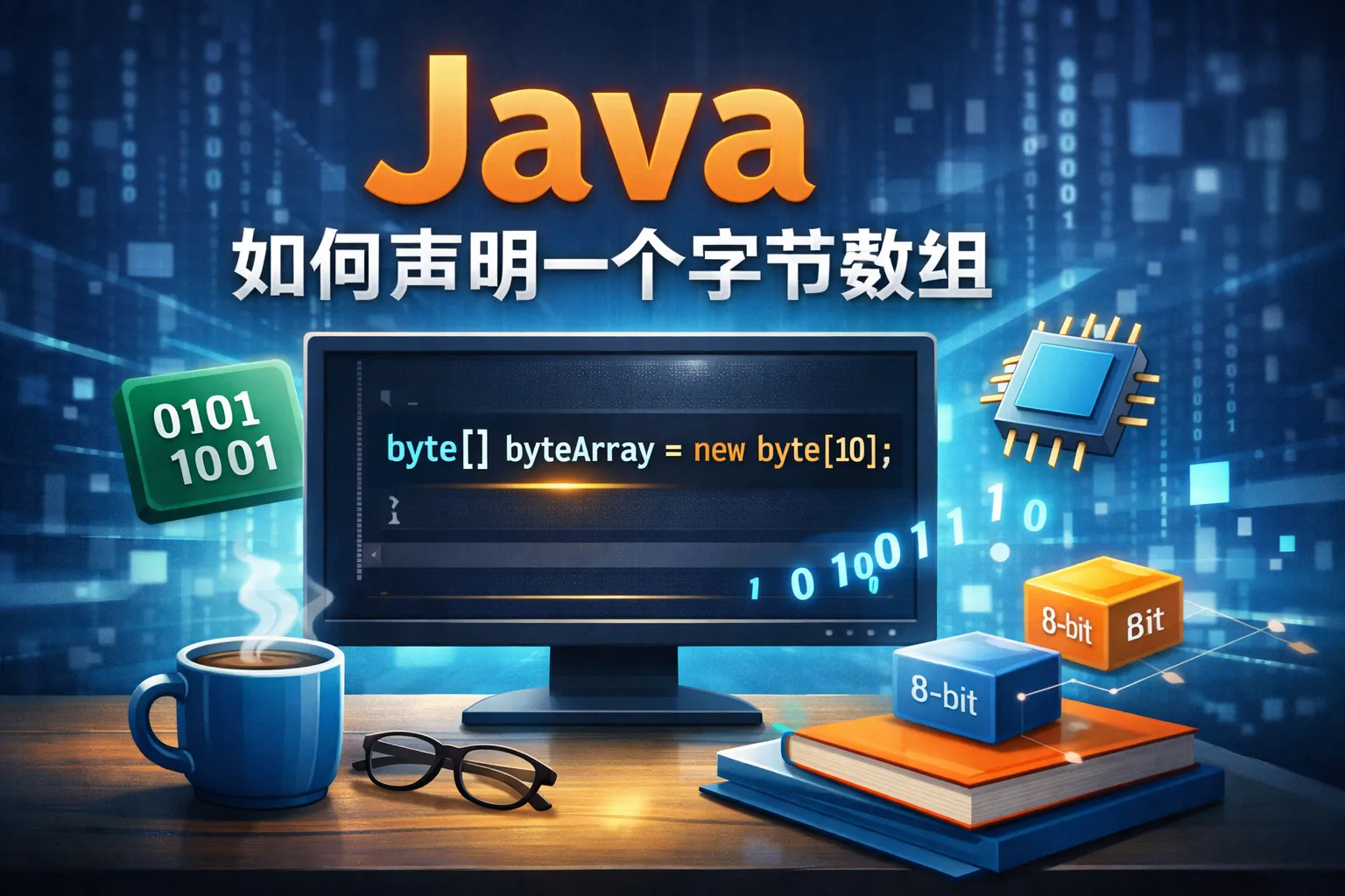 java如何声明一个字节数组