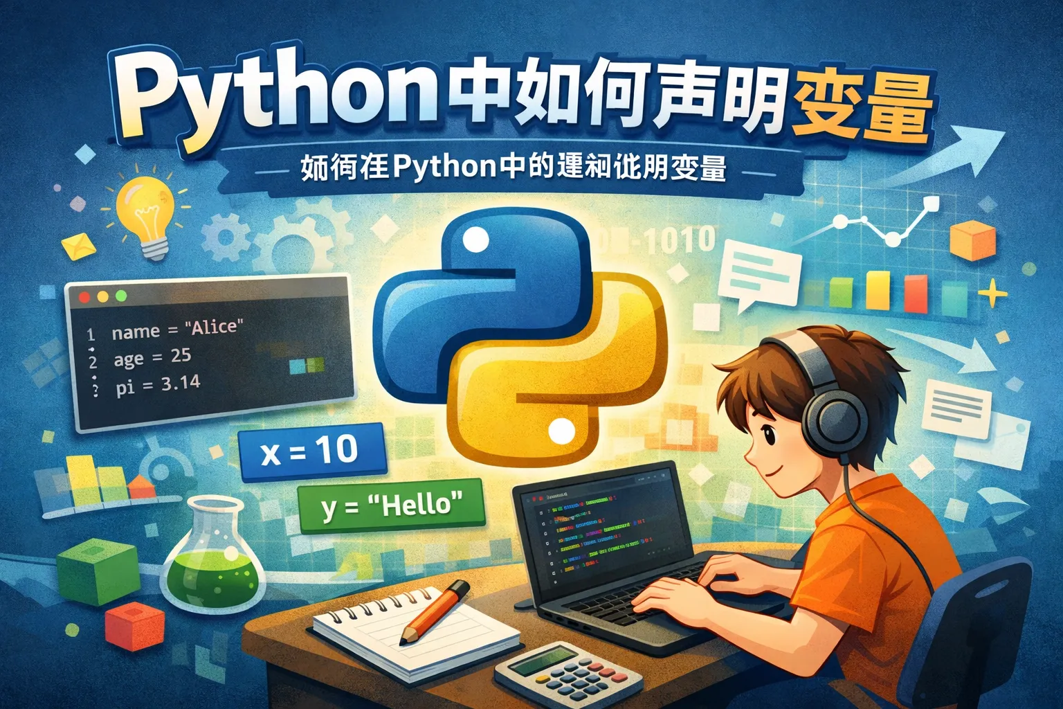 python中如何声明变量