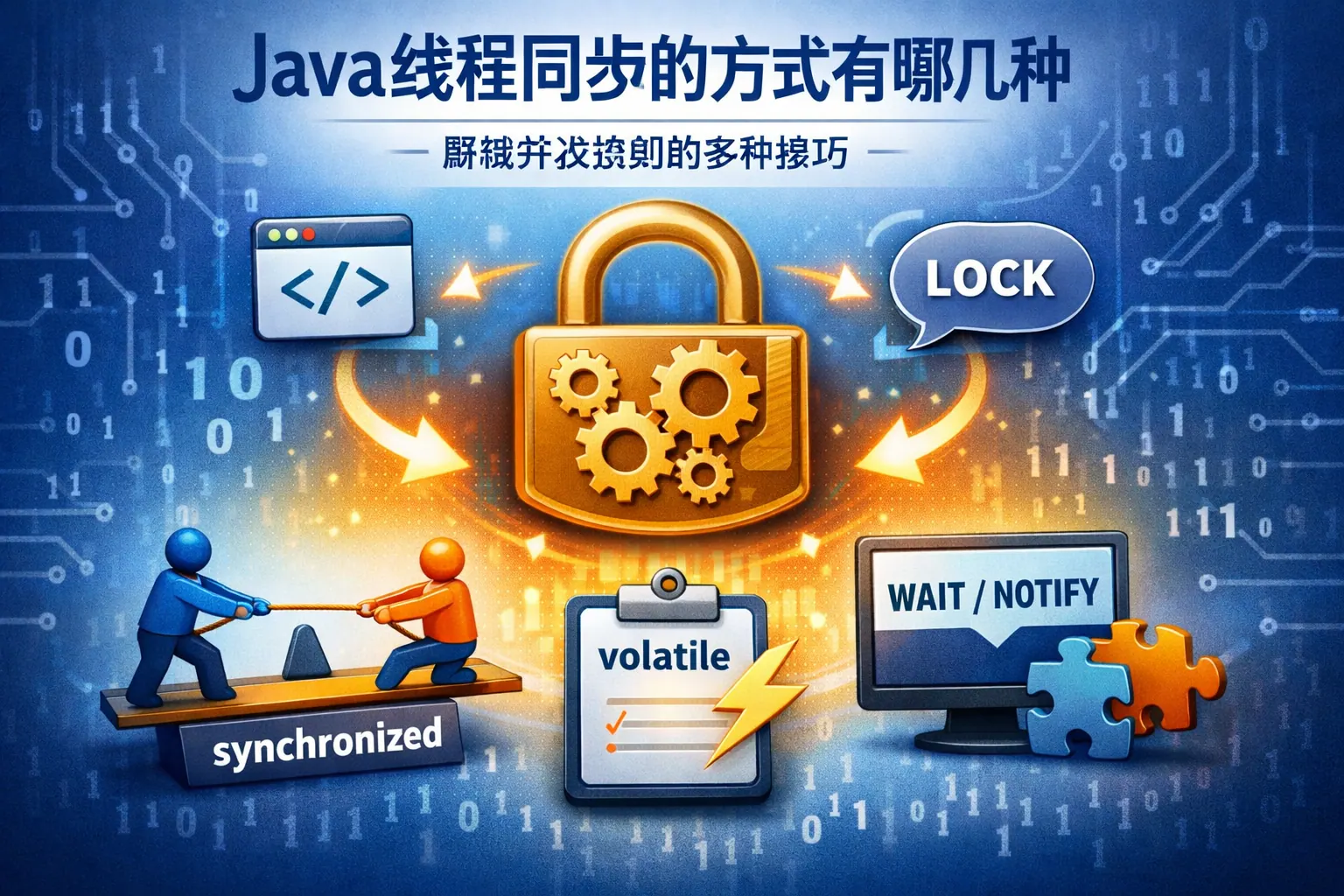 java线程同步的方式有哪几种