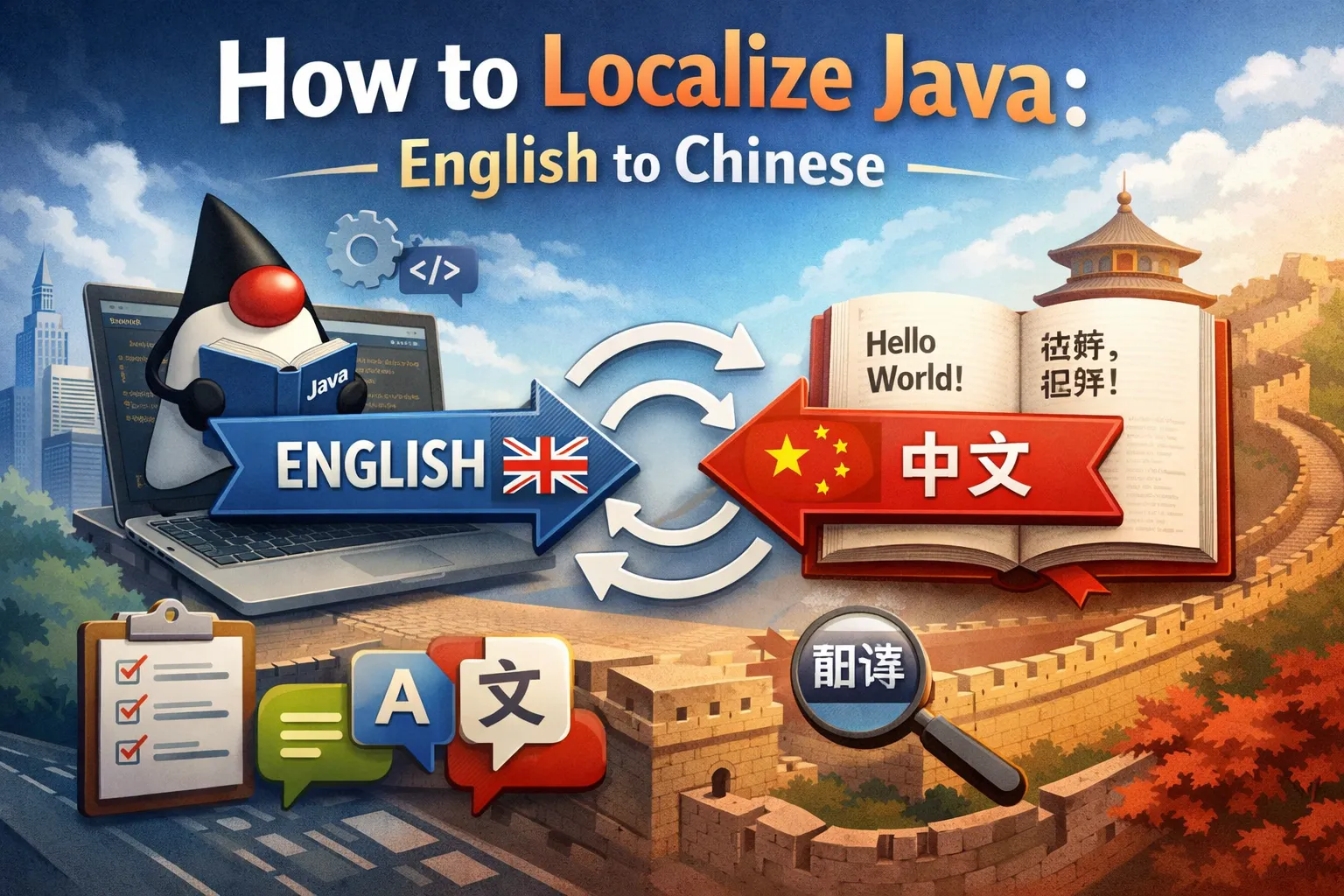 java英文版如何汉化