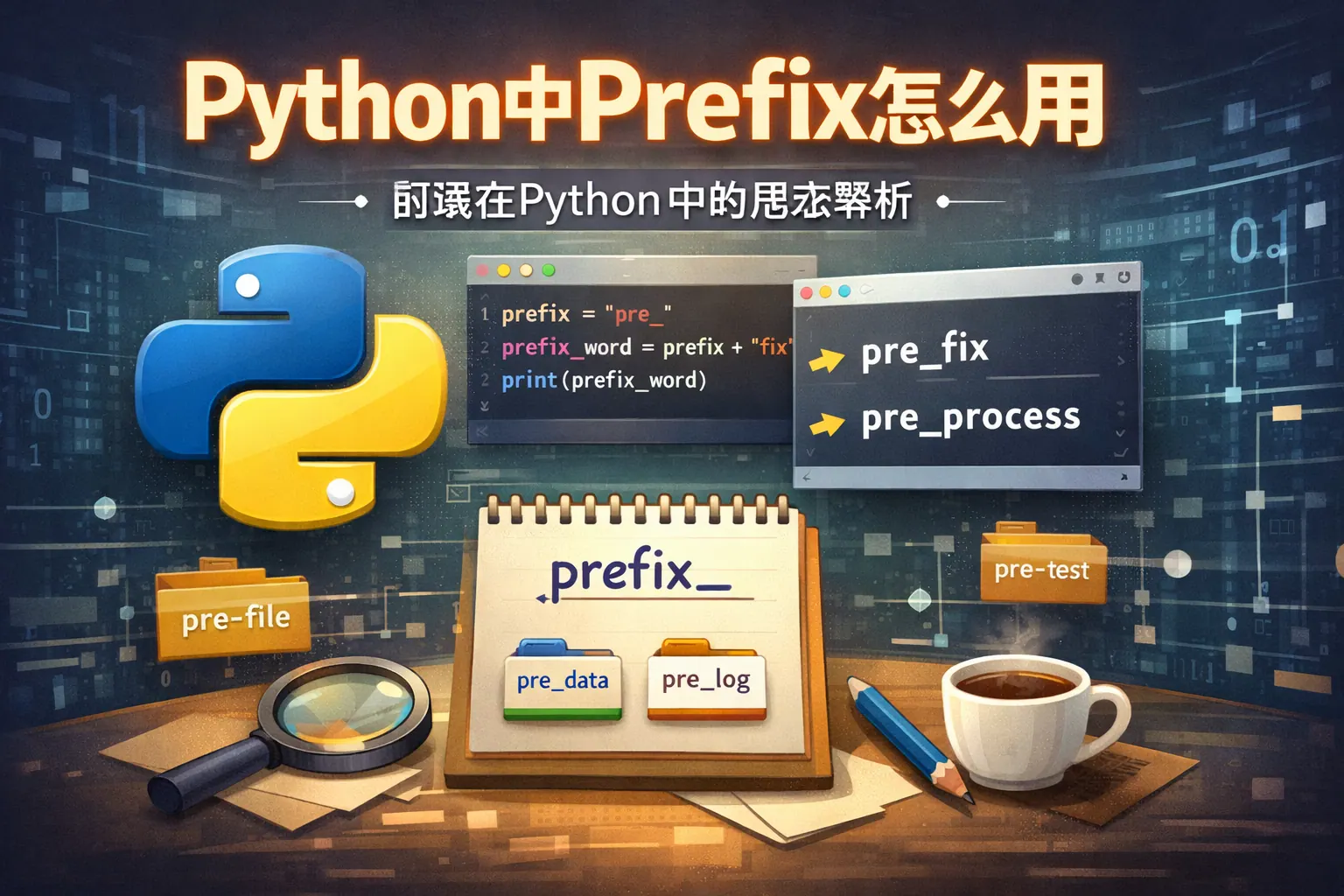 python中prefix怎么用