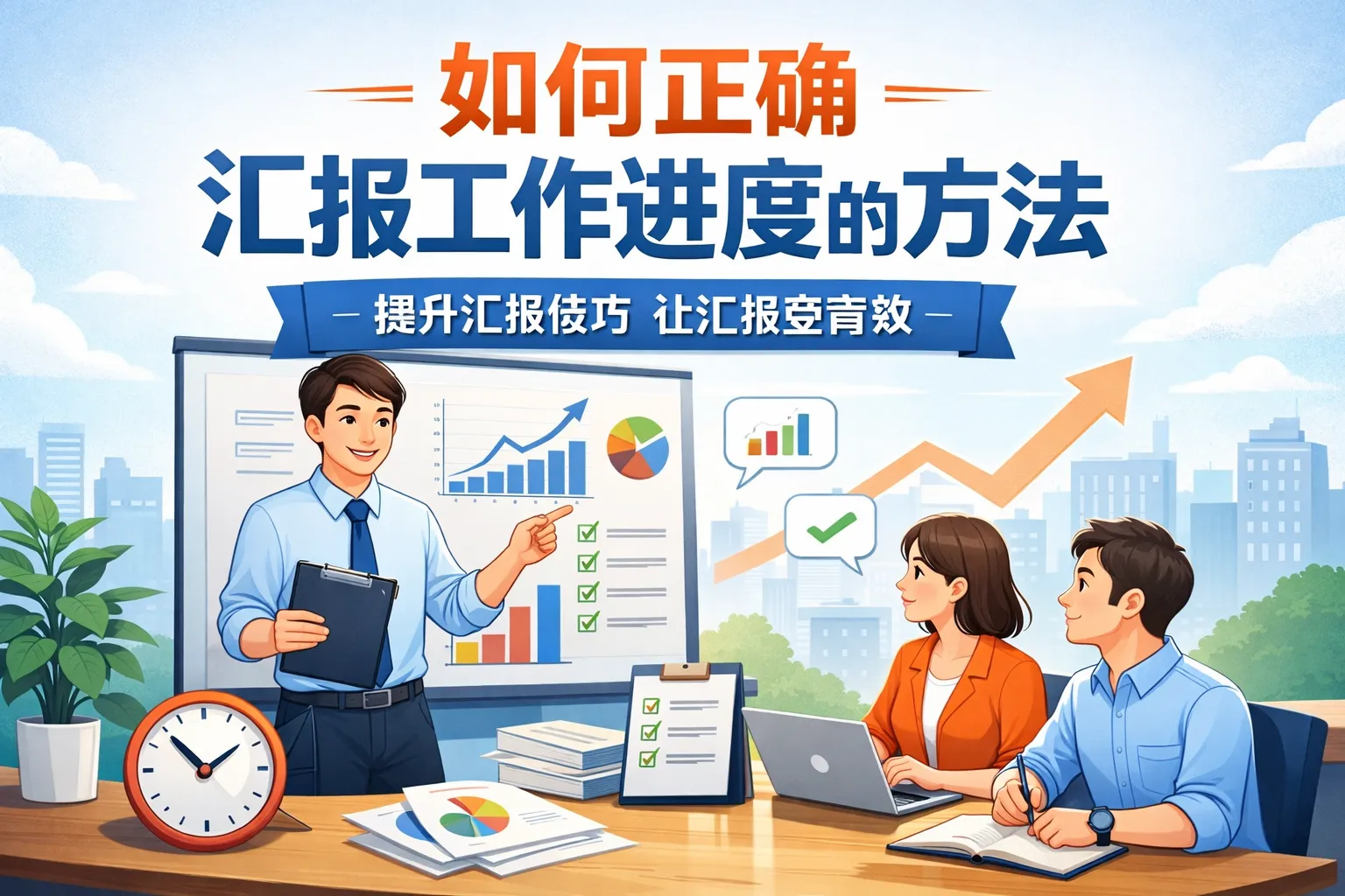 如何正确汇报工作进度的方法