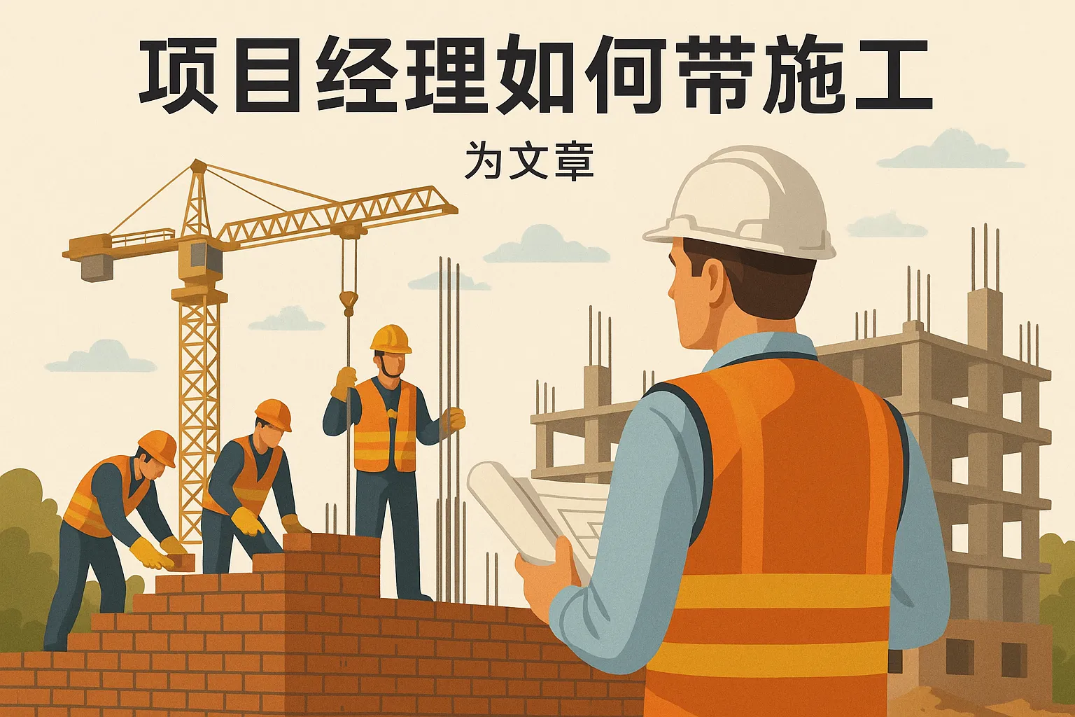 项目经理如何带施工