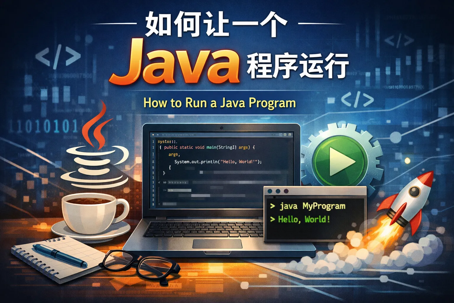 如何让一个java程序运行