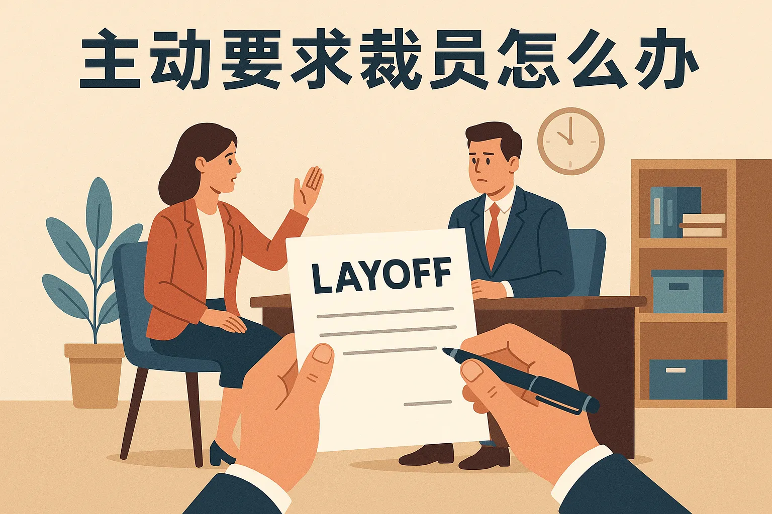 主动需求裁员怎么办