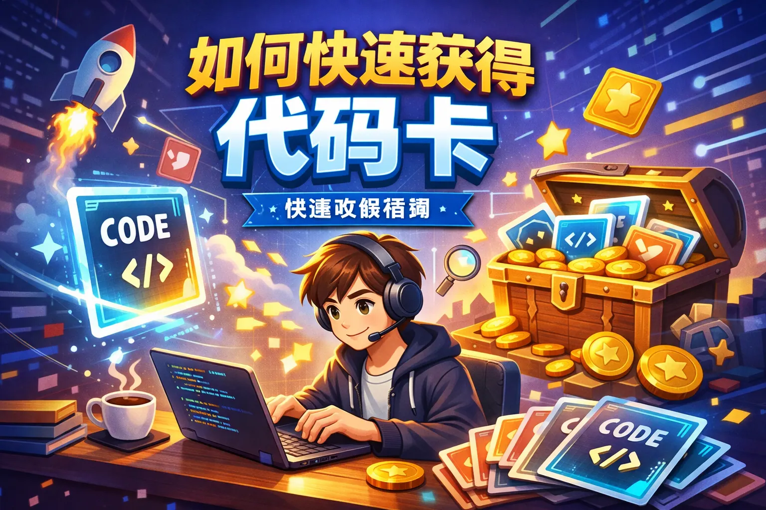 如何快速获得代码卡