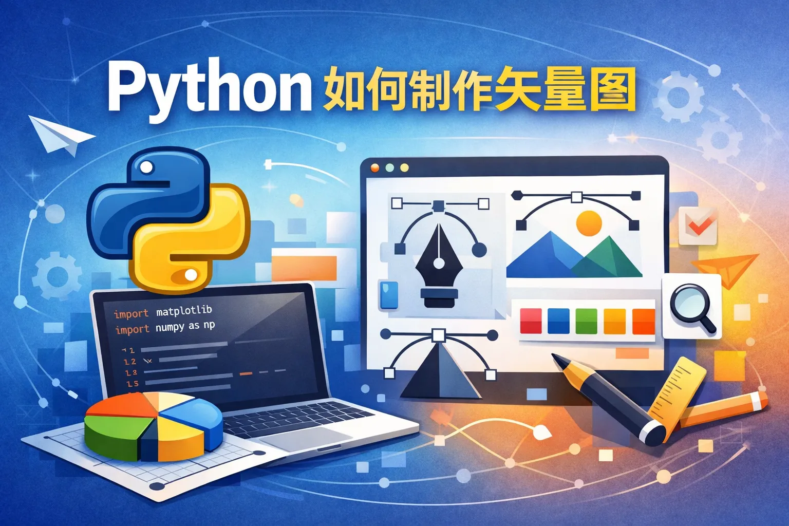 python如何制作矢量图