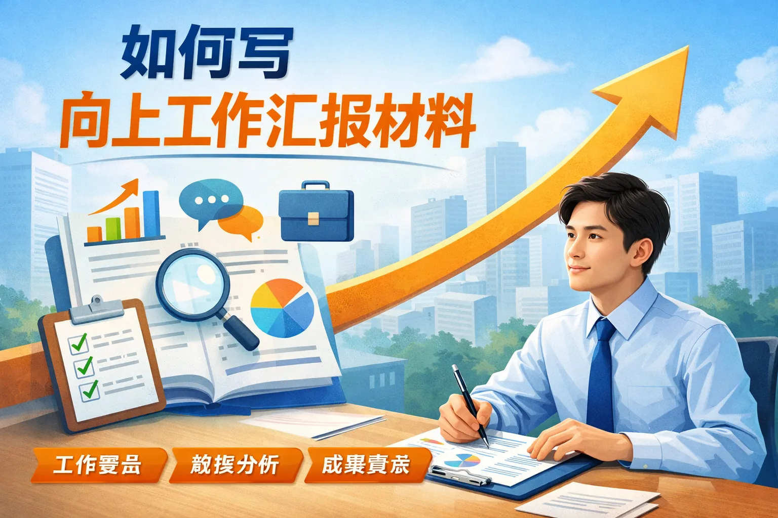 如何写向上工作汇报材料