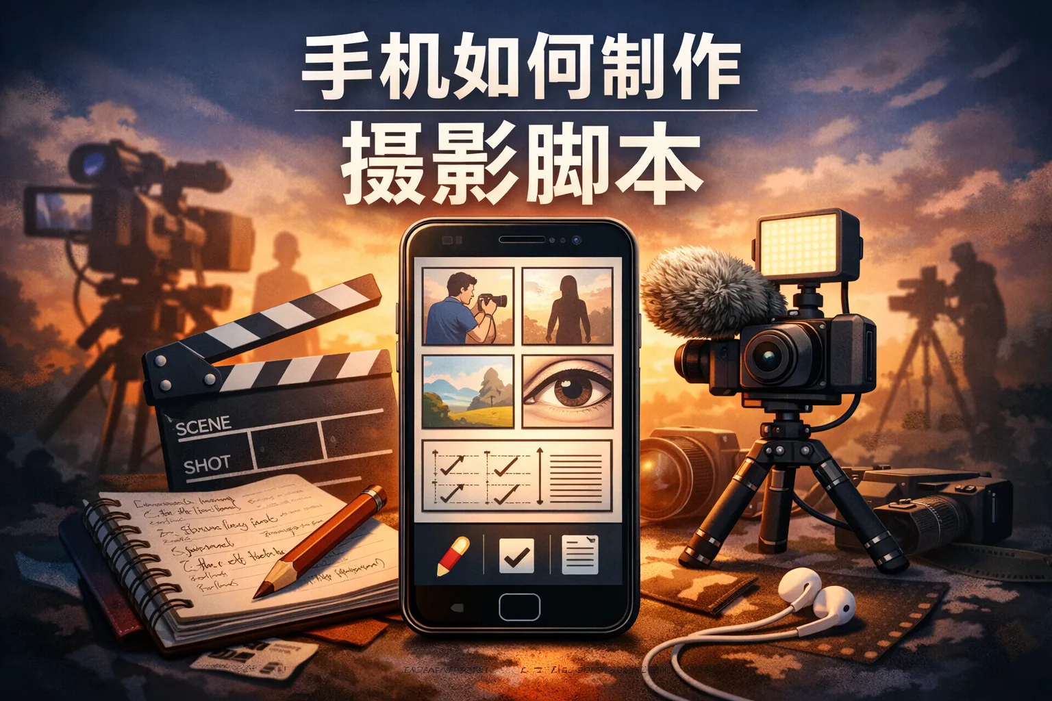 手机如何制作摄影脚本