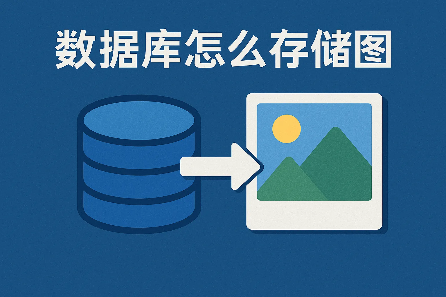 数据库怎么存储图片