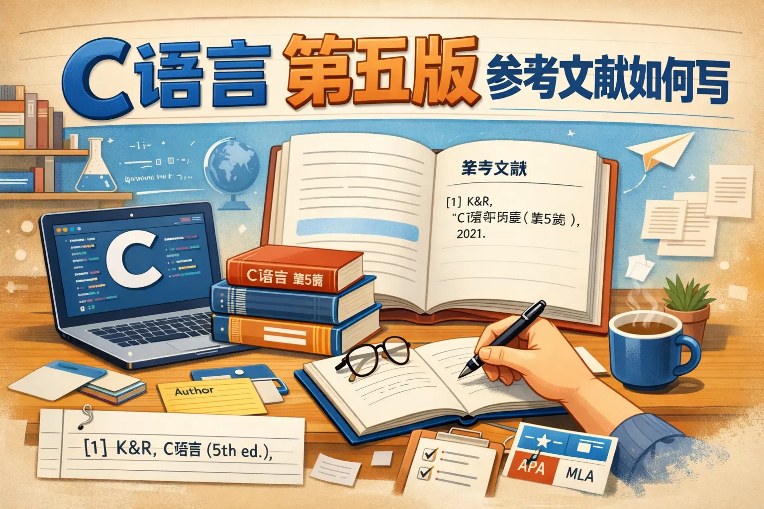 c语言第五版参考文献如何写