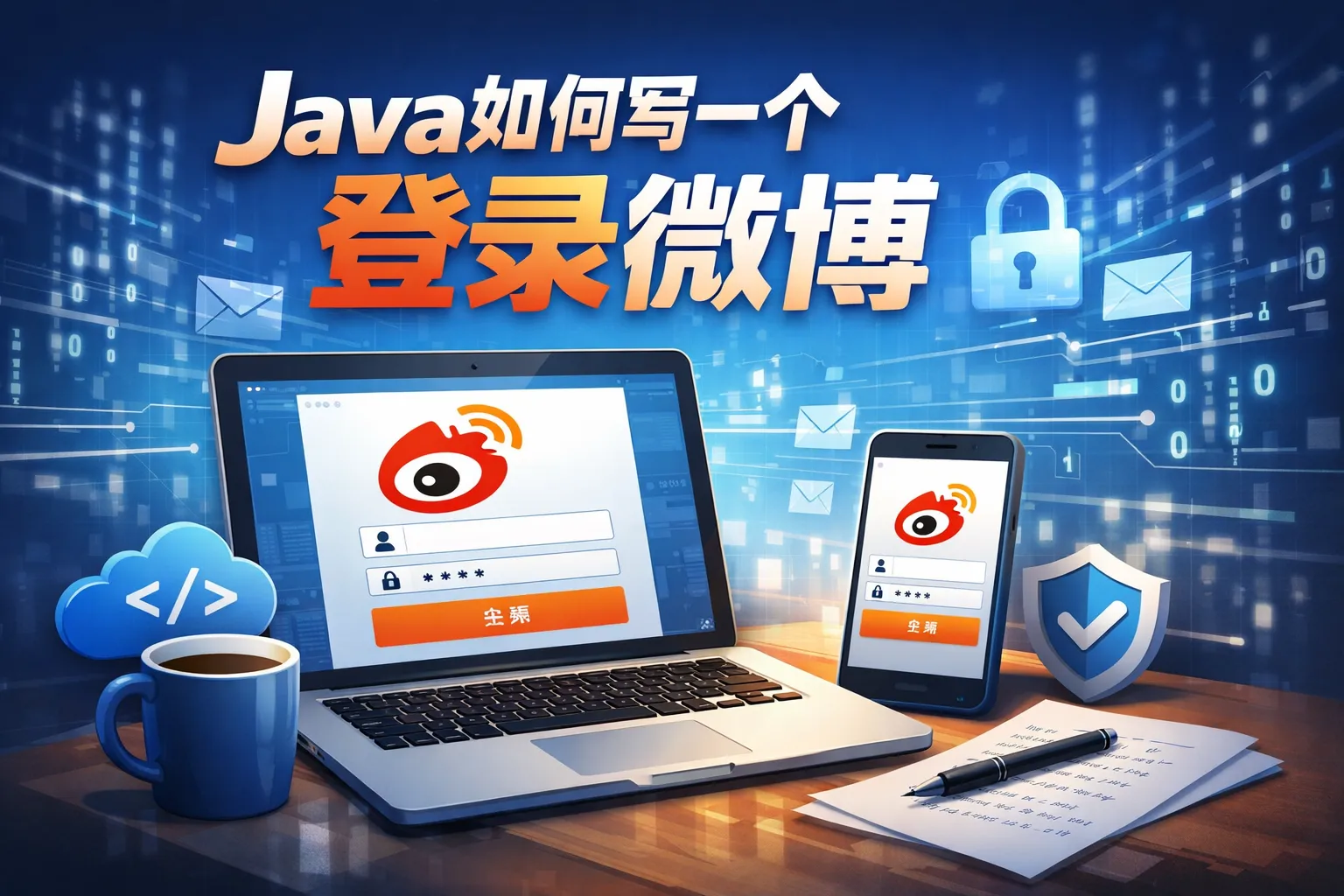 java如何写一个登录微博