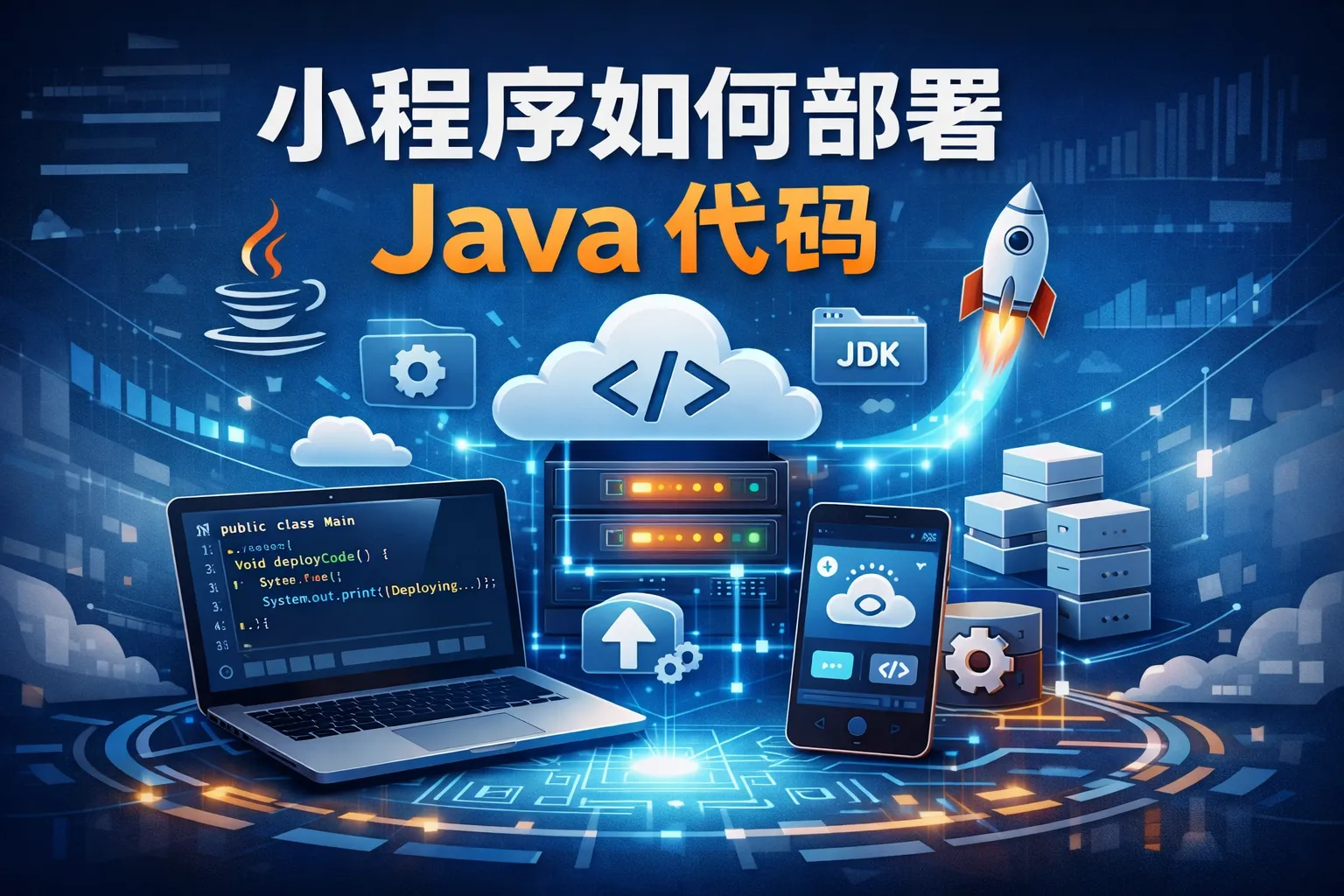 小程序如何部署java代码