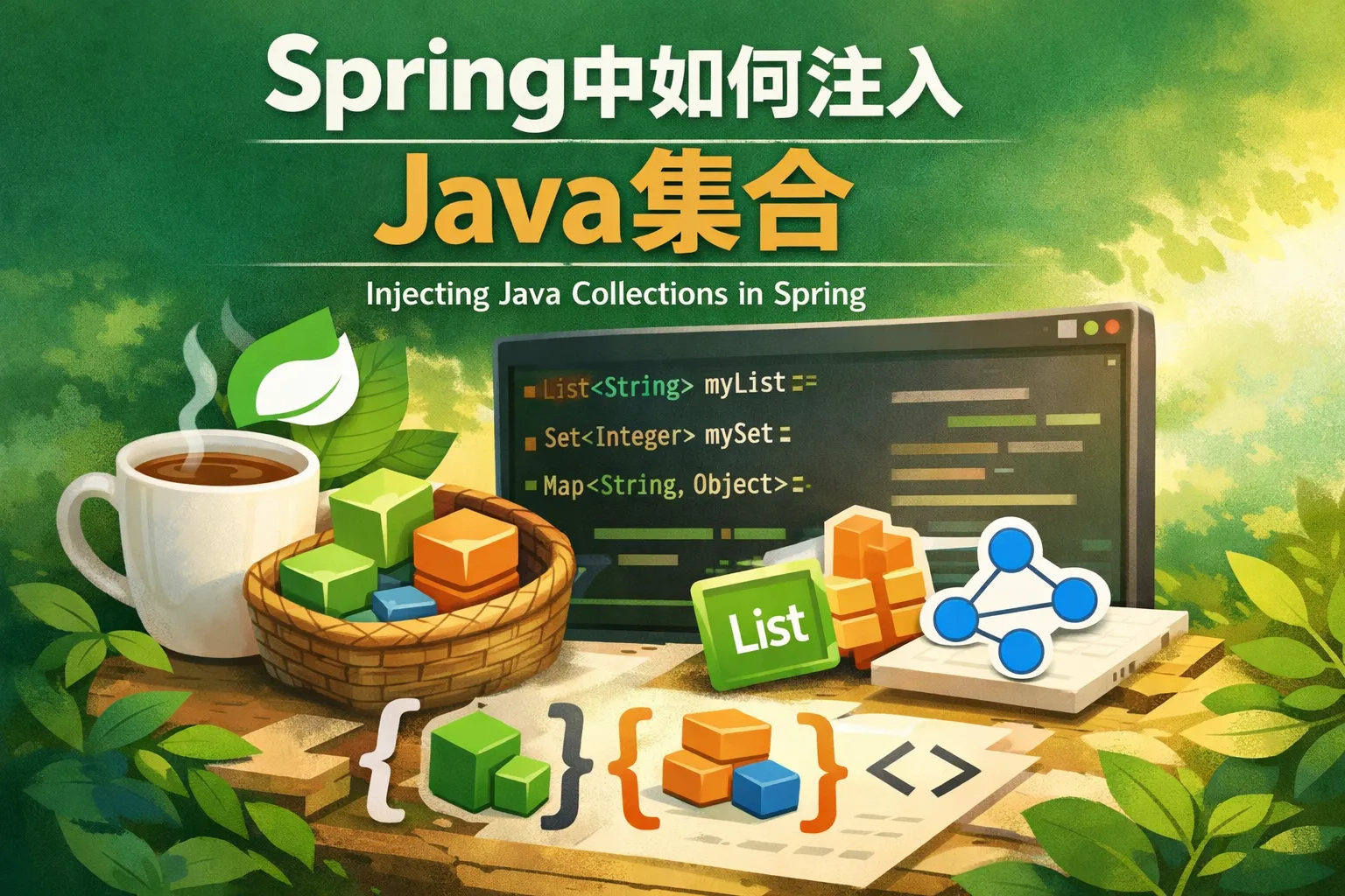 spring中如何注入java集合