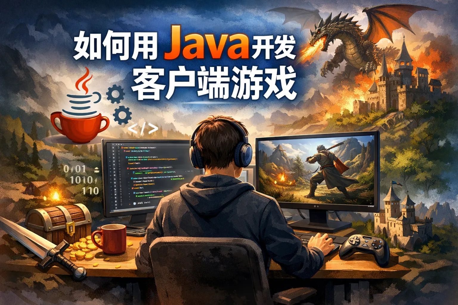 如何用java开发客户端游戏