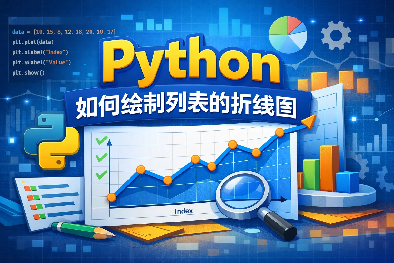 python如何绘制列表的折线图
