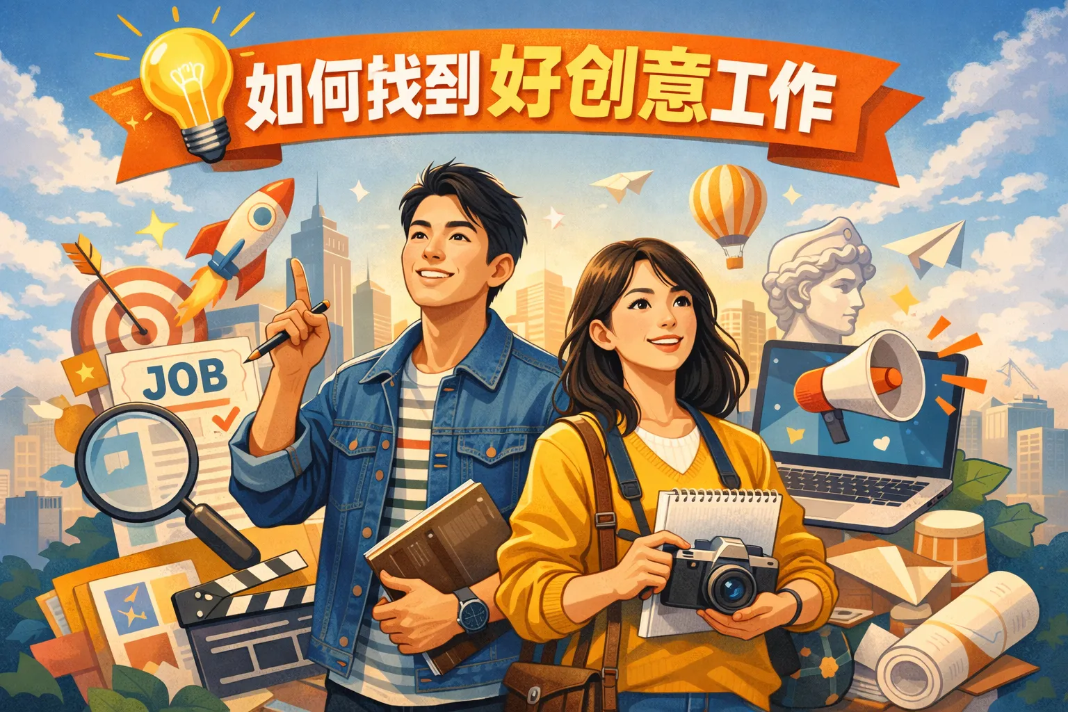 如何找到好创意工作