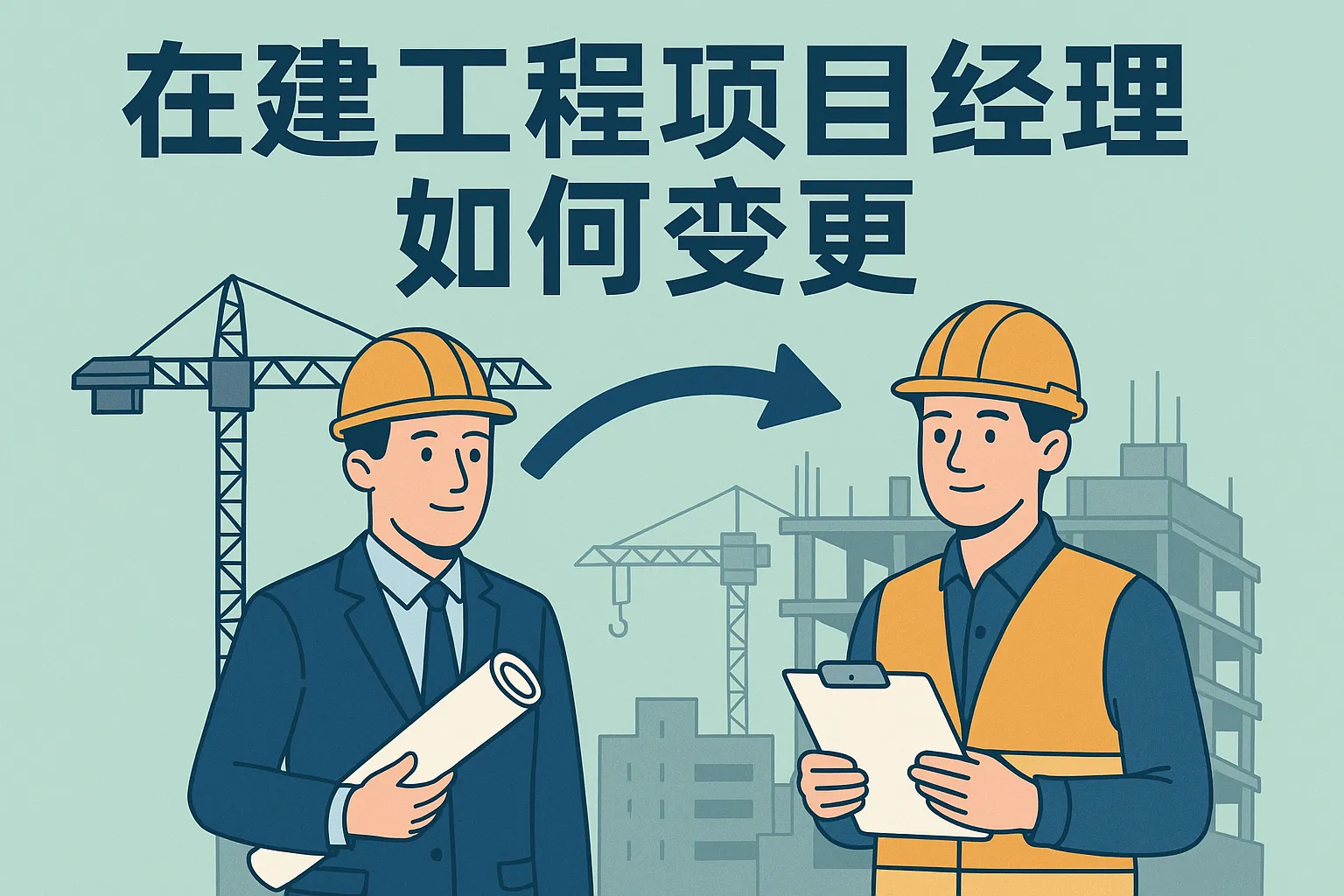 在建工程项目经理如何变更